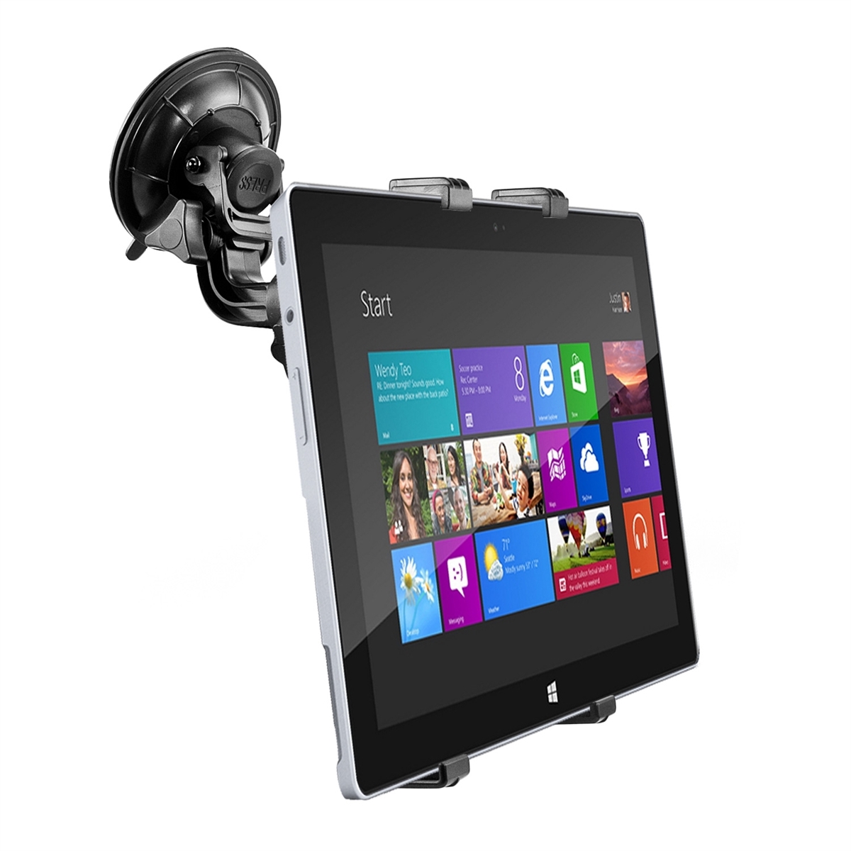 Kwmobile Wind Shield Car Holder For Microsoft Surface Pro 2 Vehicle Window Mount