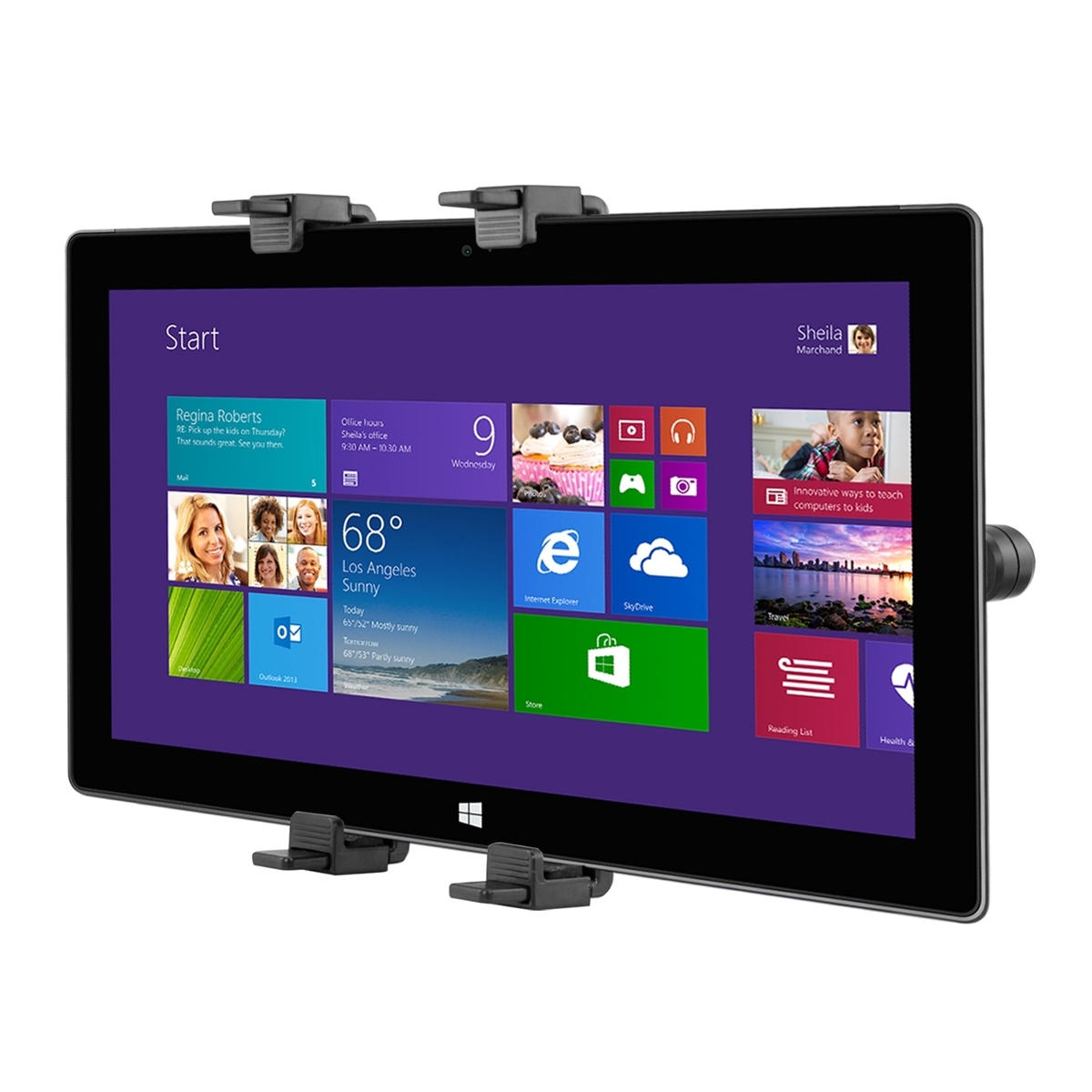HEADREST BRACKET F MICROSOFT SURFACE PRO 2 MOUNT TABLETT HOLDER CAR SUV