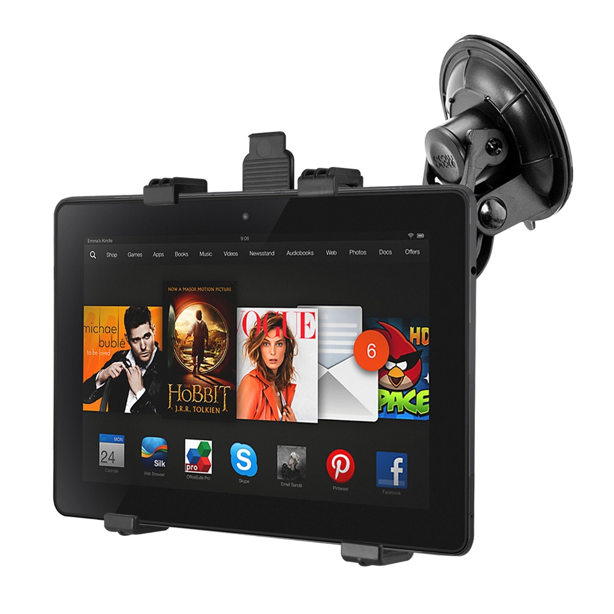 WIND SHIELD CAR HOLDER F AMAZON KINDLE FIRE HDX 8 9 VEHICLE WINDOW MOUNT TABLETT eBay
