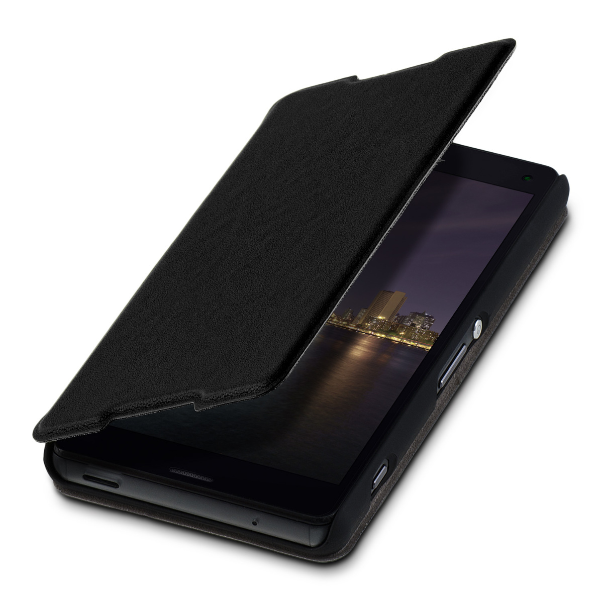 Flip Case Sony Xperia Z3 Compact Schwarz (Neu und originalverpackt) in