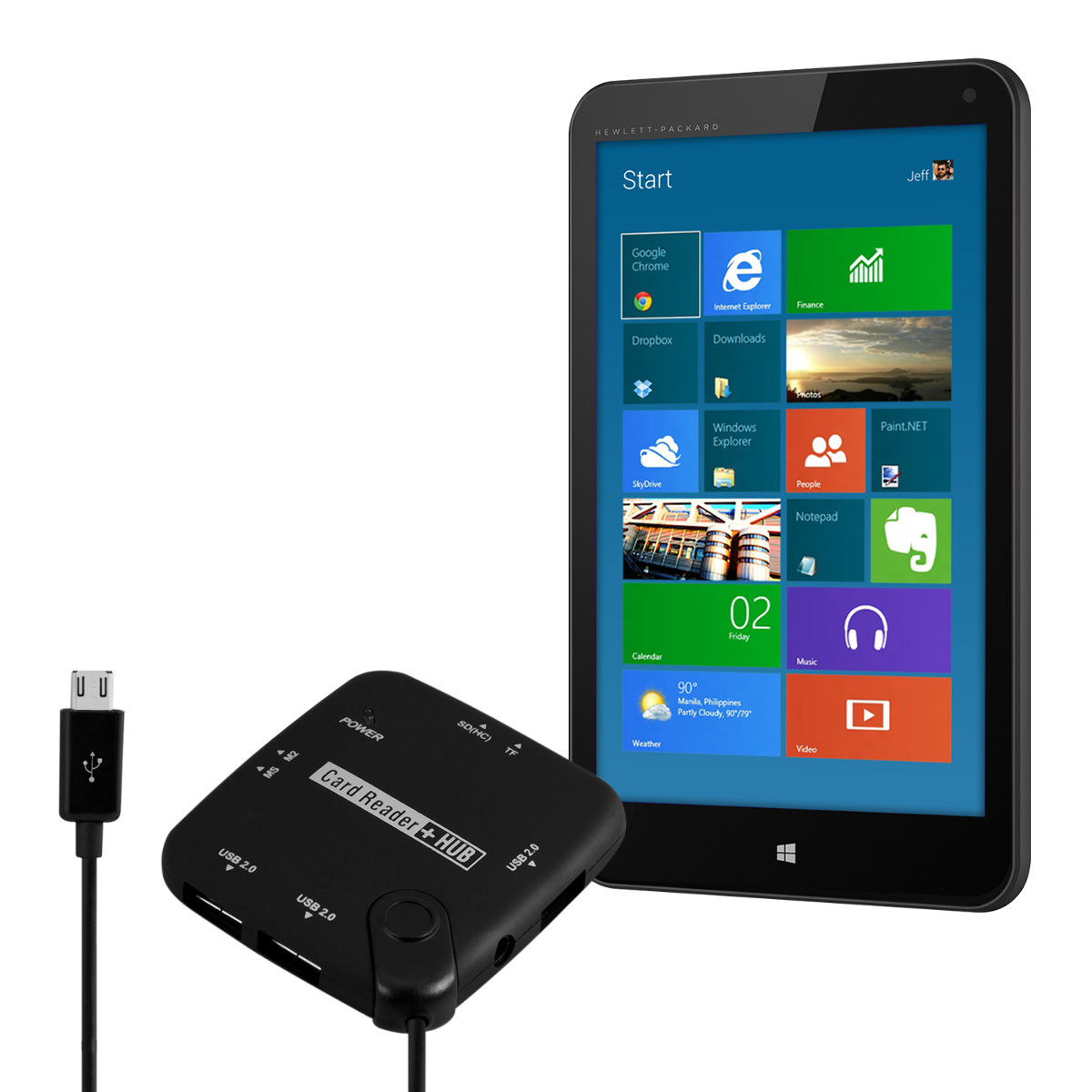 kwmobile 7 IN 1 MICRO USB CARD READER FOR HP STREAM 8 ADPATER USB 2 0 MICRO SD eBay