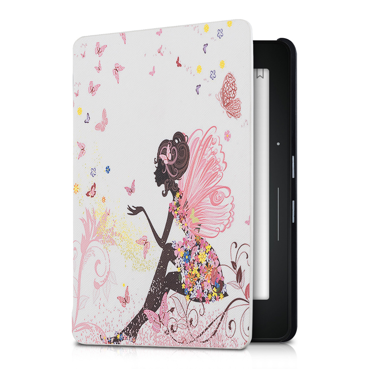 SYNTHETIC LEATHER FLIP COVER FOR AMAZON KINDLE VOYAGE FAIRY GIRL CASE