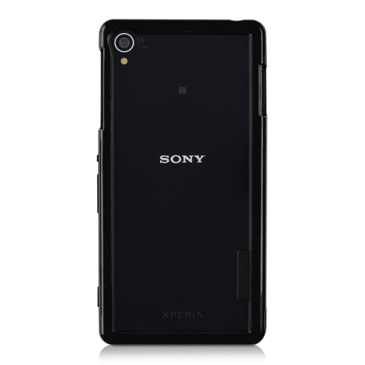 tpu silicone bumper for sony xperia z3 black alu button tpu silicone bumper for sony xperia z3 black alu button