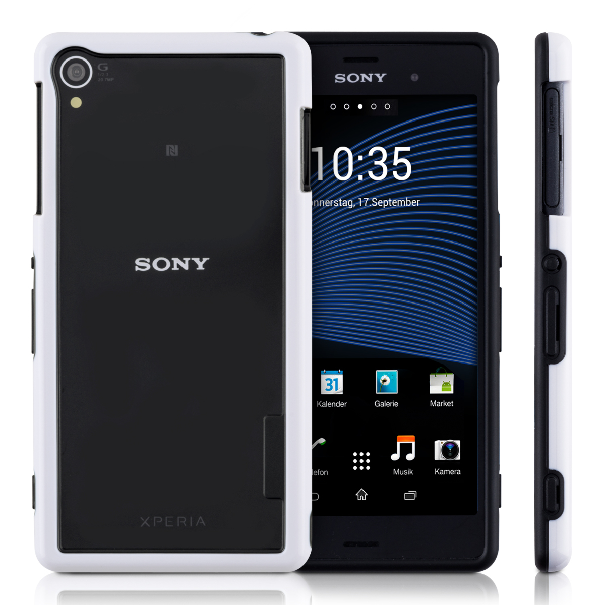 kwmobile tpu silicone bumper for sony xperia z3 alu button soft cover ebay kwmobile tpu silicone bumper for sony xperia z3 alu button soft cover ebay