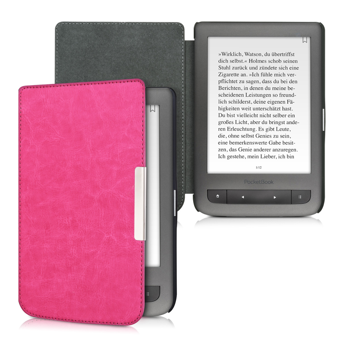 kwmobile FLIP COVER FOR POCKETBOOK TOUCH LUX 3 TOUCH LUX 2 PROTECTION