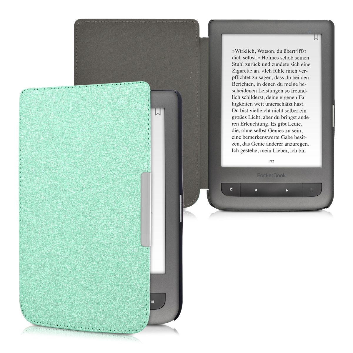 kwmobile FLIP COVER FOR POCKETBOOK TOUCH LUX 3 TOUCH LUX 2 PROTECTION