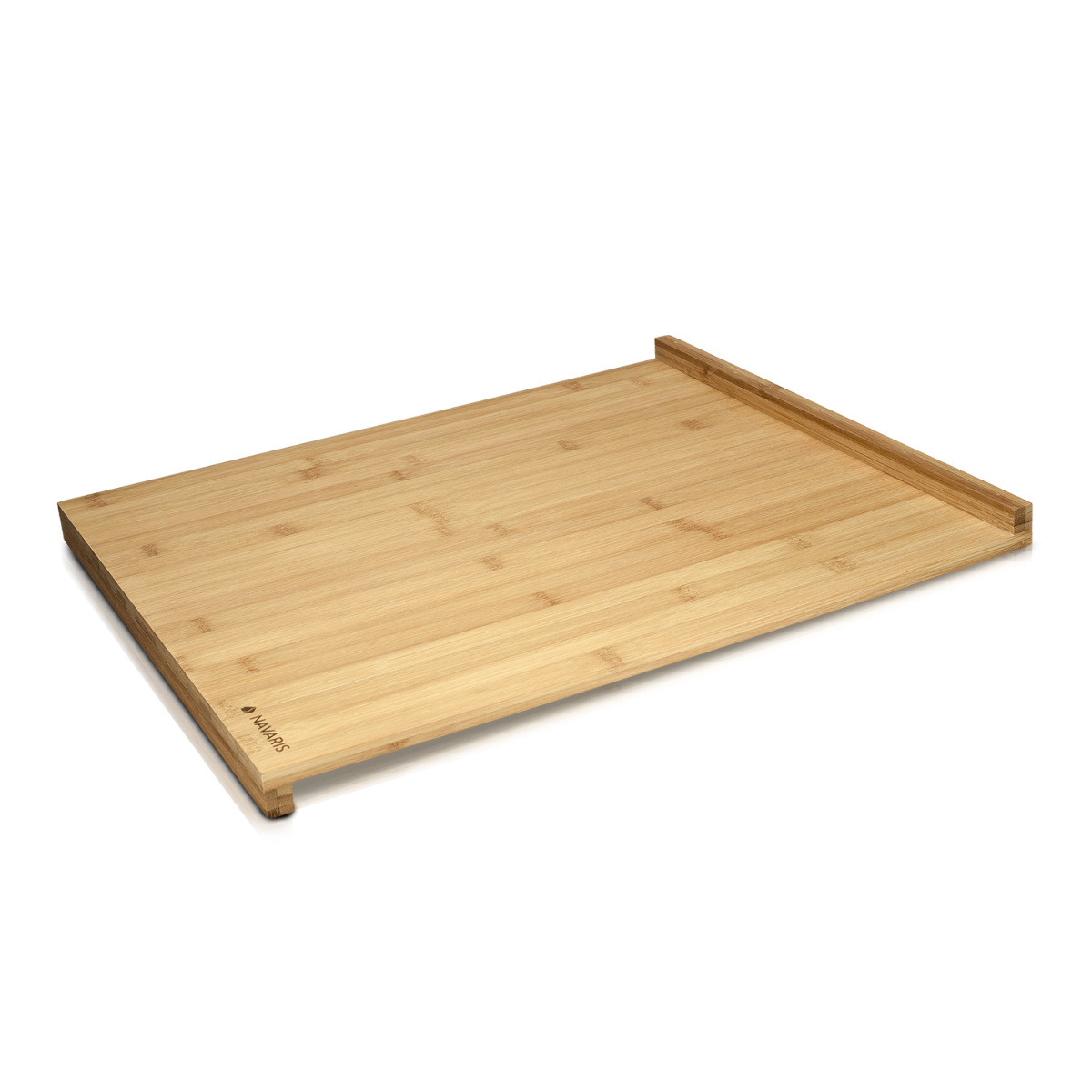 navaris bambus schneidbrett mit anschlagkante holz brett 46 x 32 x 1 cm natur ebay Küchenbrett Holz Groß ~ navaris bambus schneidbrett mit anschlagkante holz brett 46 x 32 x 1 cm natur ebay