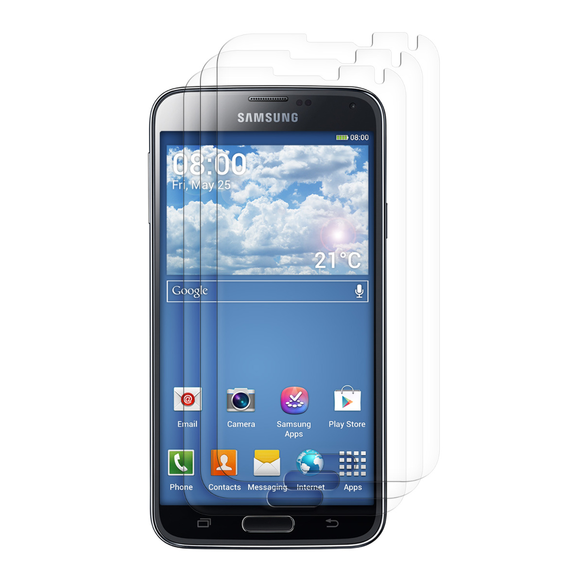 3x folie na display / screenprotector pro Samsung Galaxy S5 / S5 Neo
