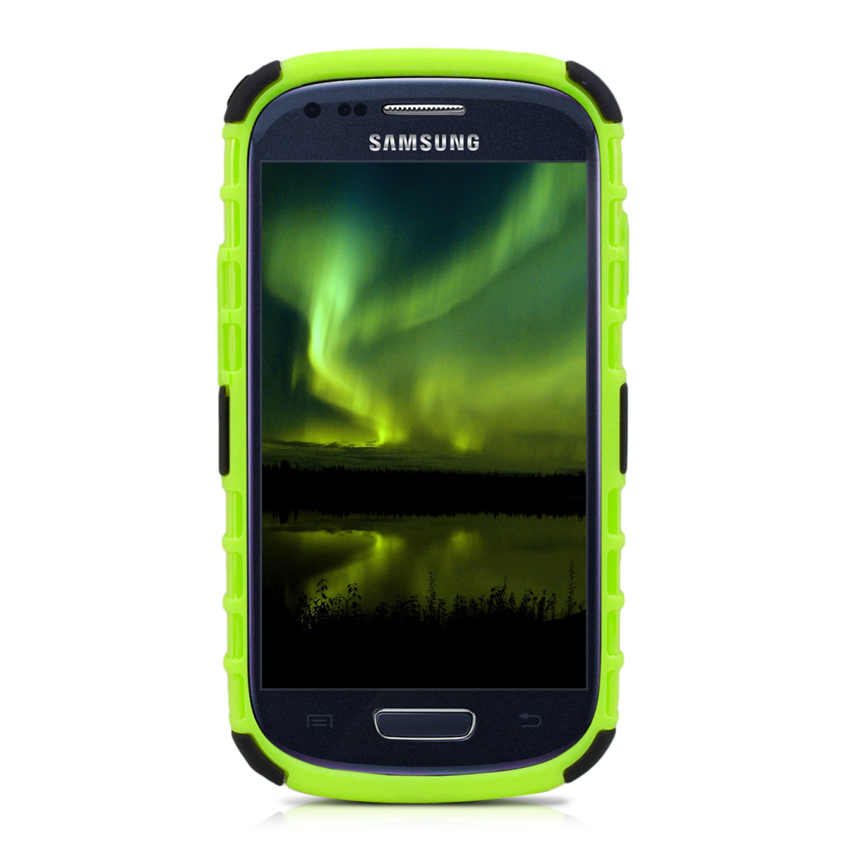 Schutz Hülle für Samsung Galaxy S3 Mini Neon Grün Case ...