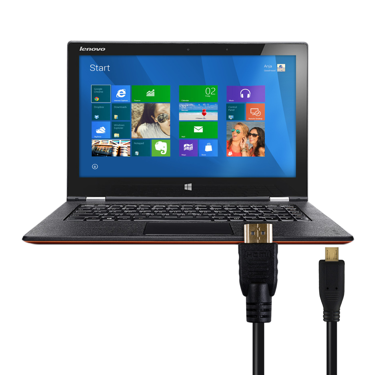 CABEL FROM MICRO HDMI TO HDMI FOR LENOVO YOGA 2 13 HDMI MICRO TYPE D