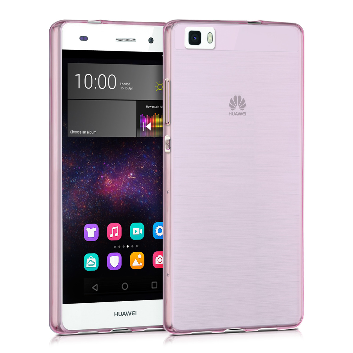 Pouzdro pro Huawei P8 Lite (2015) - Tmavě růžová