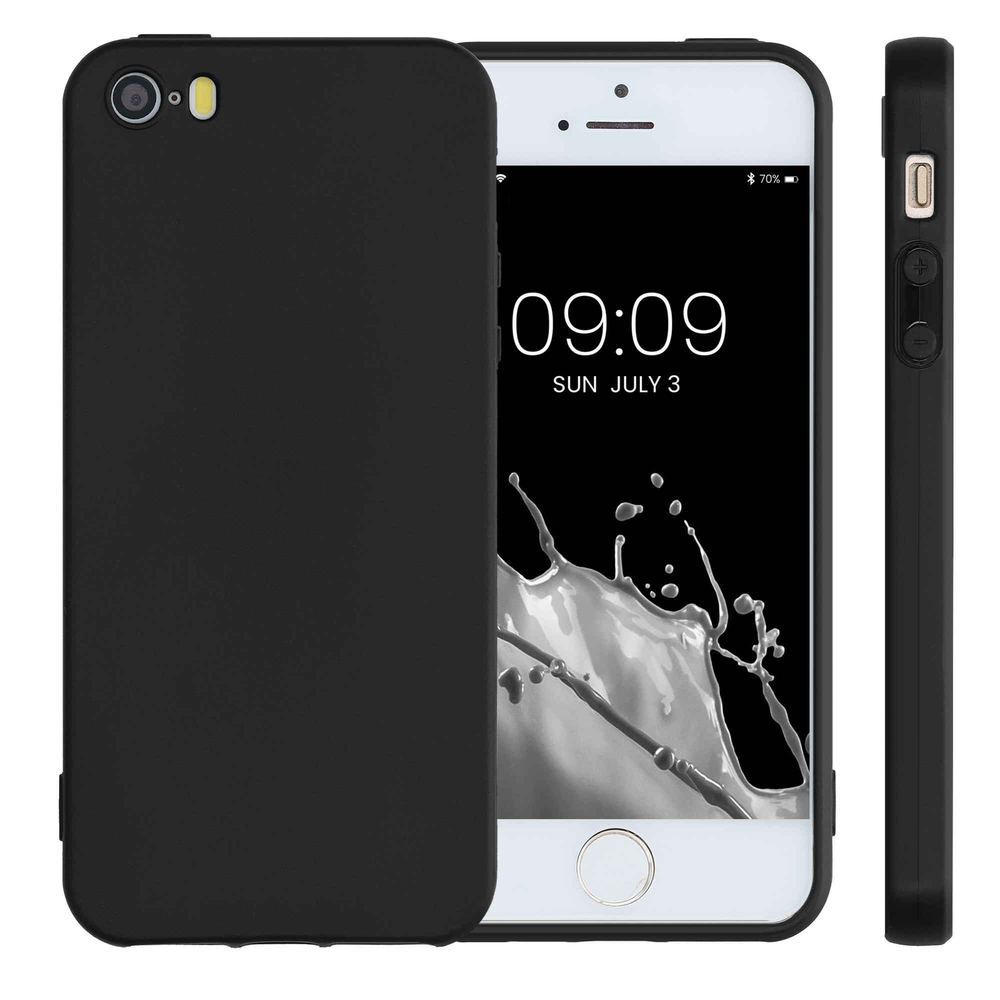 Vanki® Compatible pour Coque iPhone 5/5S/SE TPU Souple Etui de Protection Silicone Case Soft Gel Cover Anti Rayure Anti Choc pour Iphone5/5S/SE 