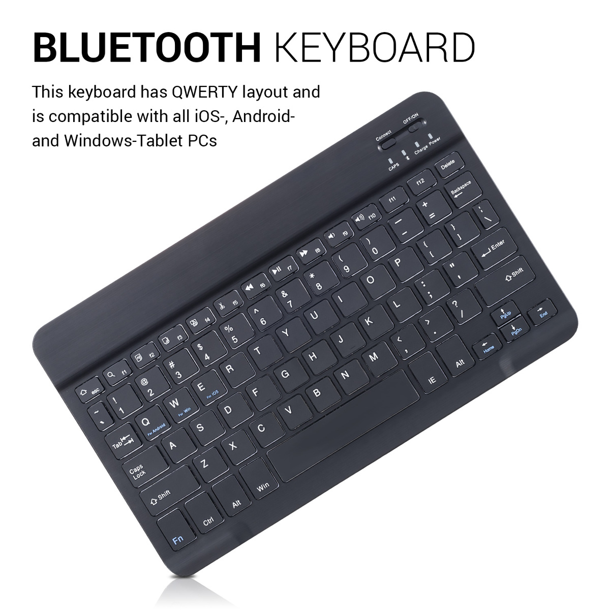 SMART COVER KEYBOARD FOR HUAWEI MEDIAPAD T1 10 BLACK QWERTY CASE SLIM BAG