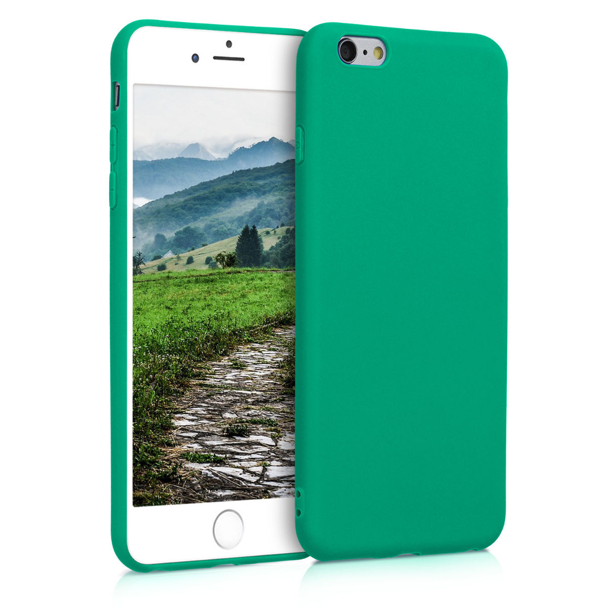 Kvalitní silikonové TPU pouzdro pro Apple iPhone 6 Plus / 6S - Smaragdová zeleň