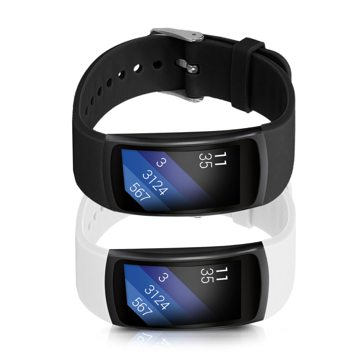 2x Sportarmband für Samsung Gear Fit2 Gear Fit 2 Pro Fitnesstracker Smartwatch