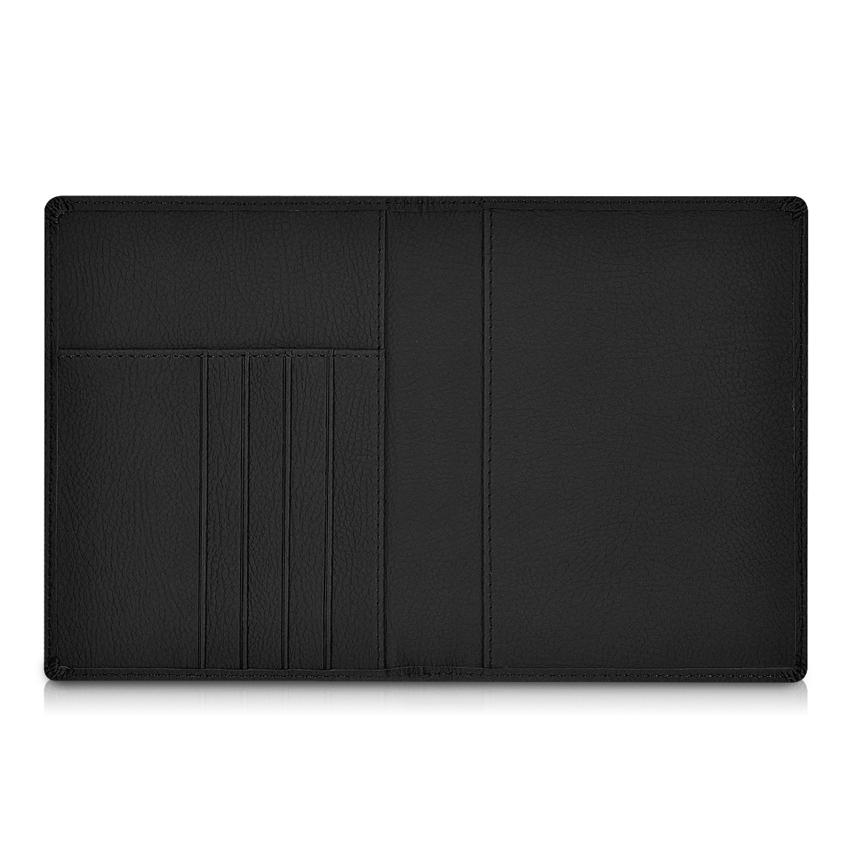 Custodia porta passaporto con tasche carte documenti in simil pelle - Foto 3 di 8