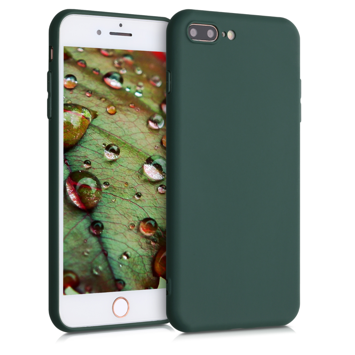 Kvalitní silikonové TPU pouzdro pro Apple iPhone 7 Plus / 8  - Moss Green