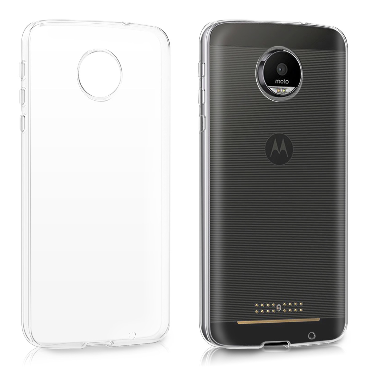 Kvalitní silikonové TPU pouzdro | obal pro Motorola Moto Z - Transparentní