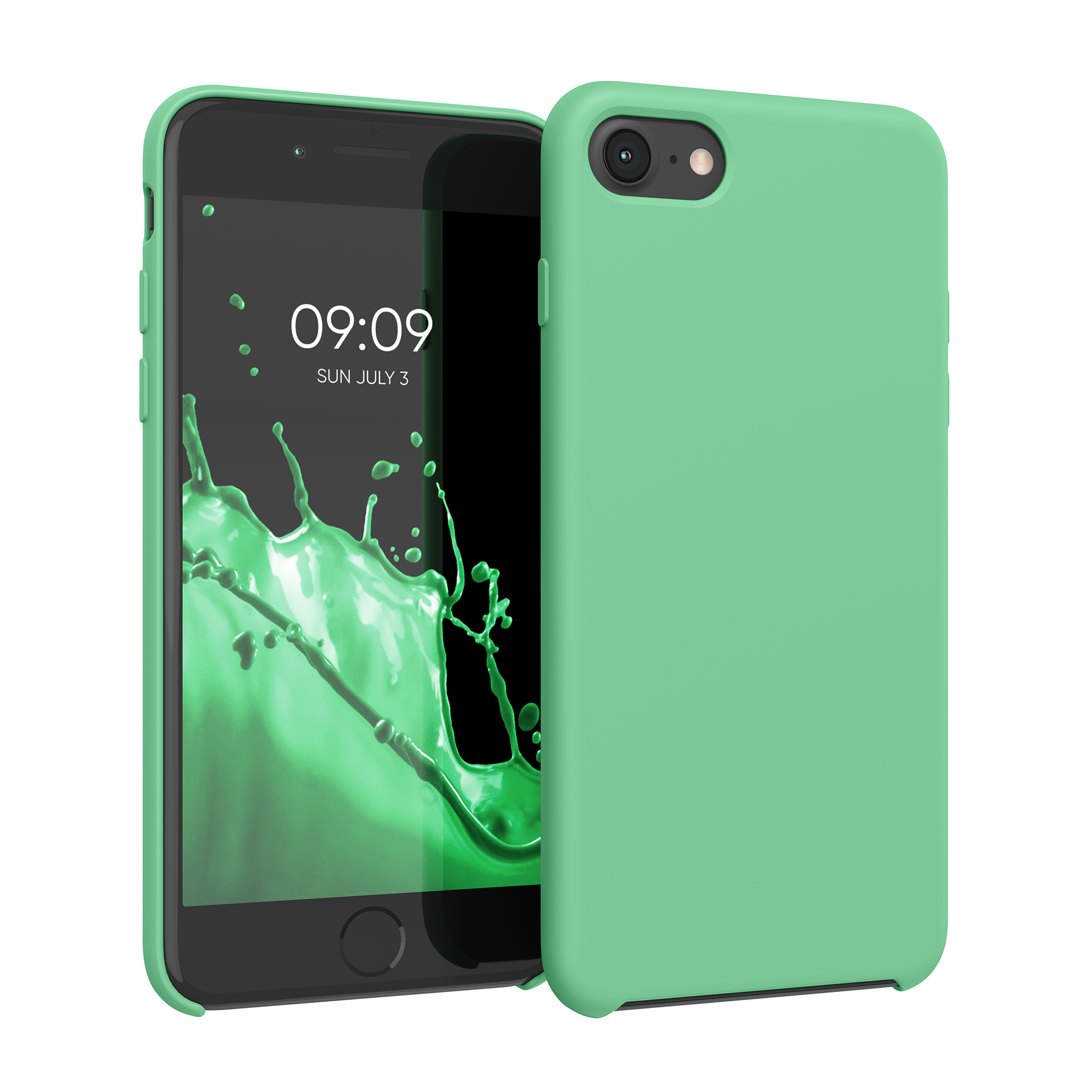 Kvalitní silikonové TPU pouzdro pro Apple iPhone 7 / 8 / SE  - Peppermint Green