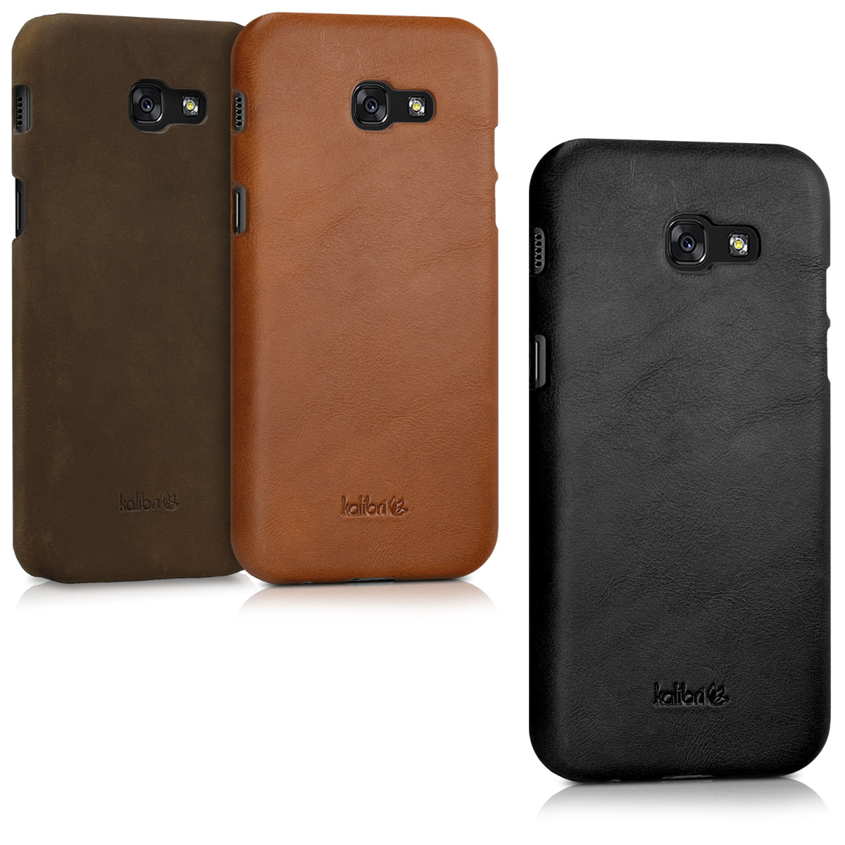 Genuine Leather Hard Case Back Cover for Samsung Galaxy A5 (2017) eBay