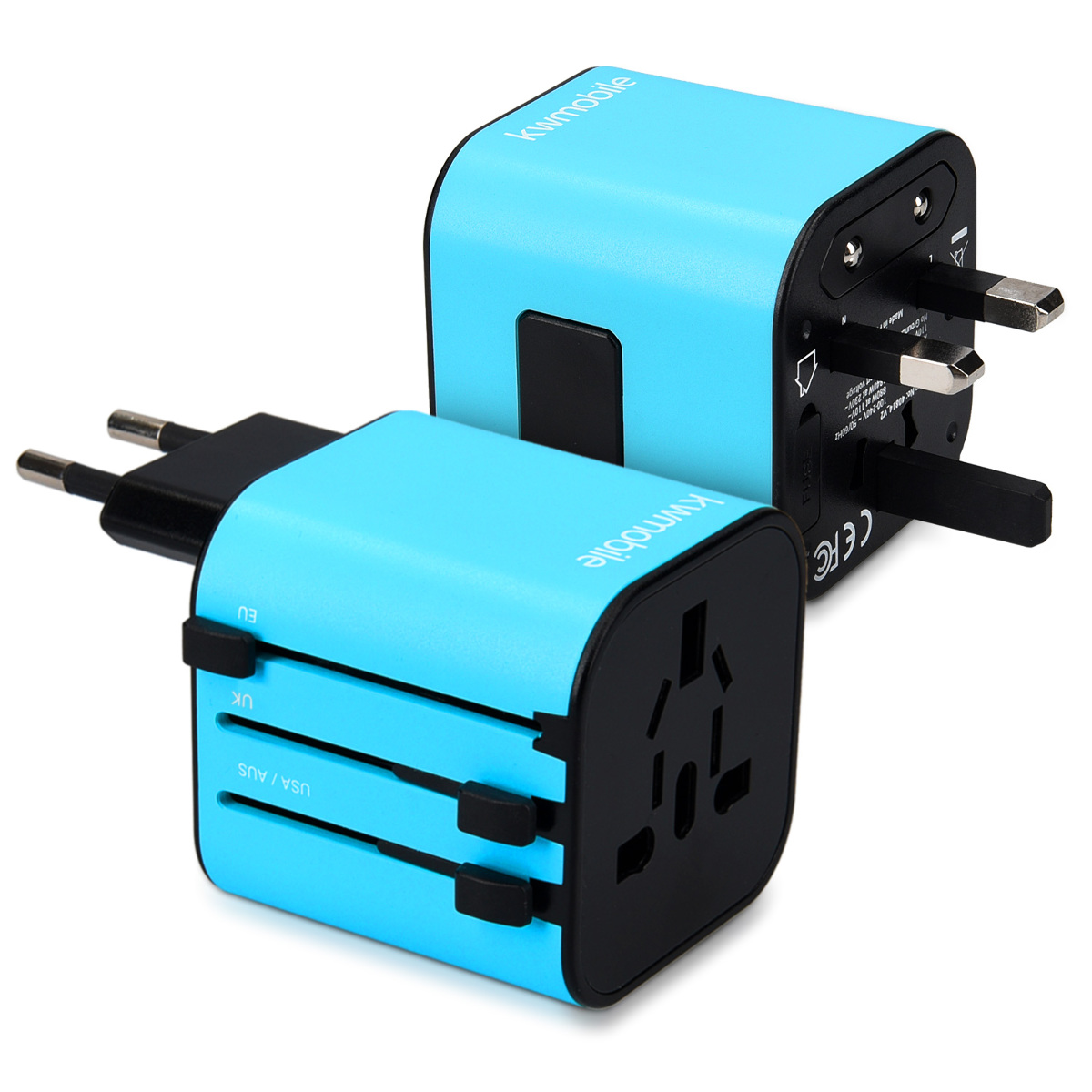 ADAPTATEUR UNIVERSEL 150 pays Prise électrique chargeur pour UE, UK, US et AUS EUR 15,99