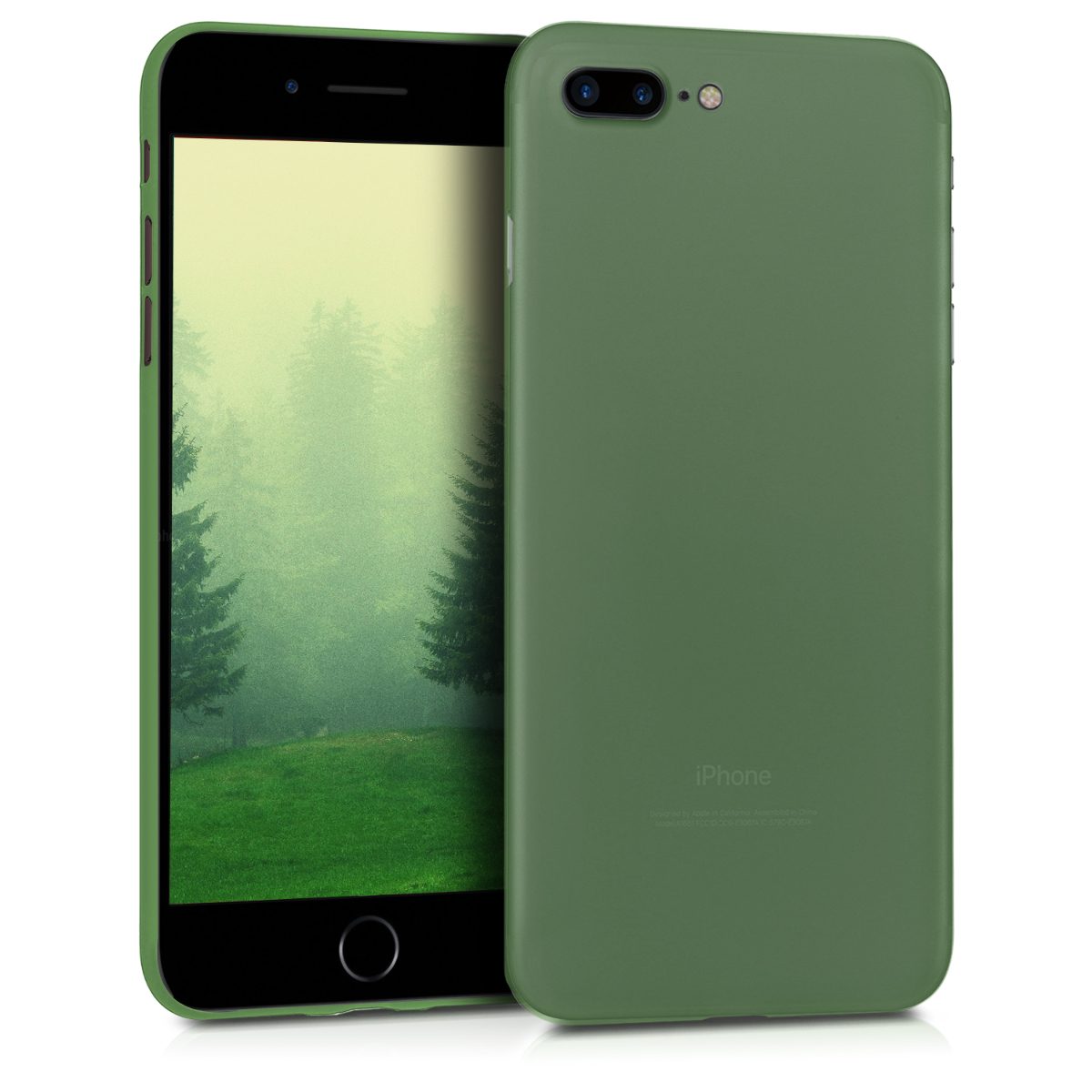 Kvalitní plastové pouzdro pro Apple iPhone 7 Plus / 8  - Světle zelená