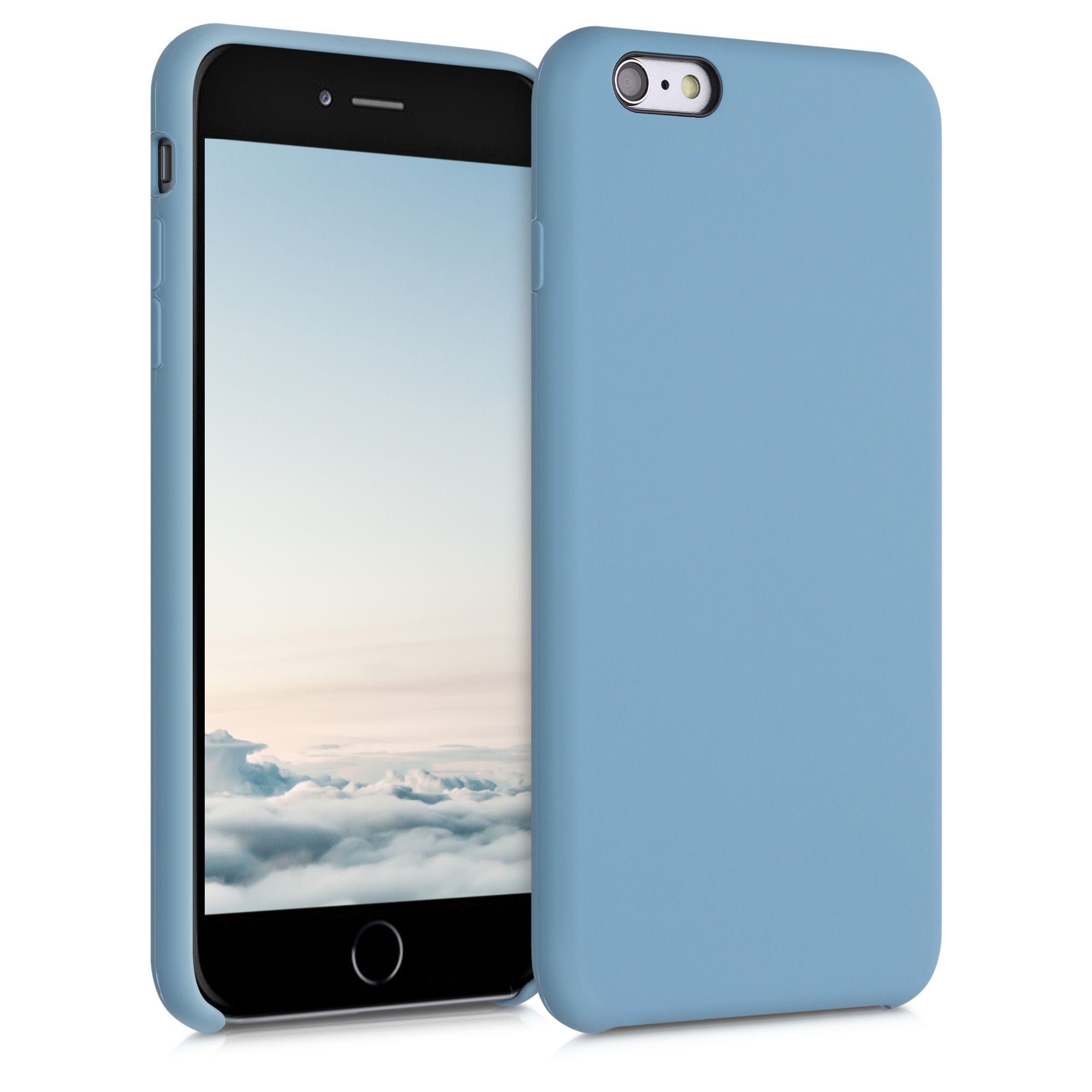 Kvalitní silikonové TPU pouzdro pro Apple iPhone 6 Plus / 6S - kámen Modrá