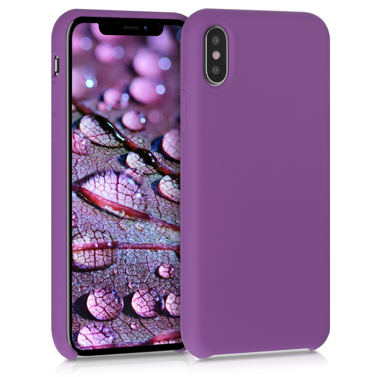 Kvalitní silikonové TPU pouzdro pro Apple iPhone X - pastel Purple