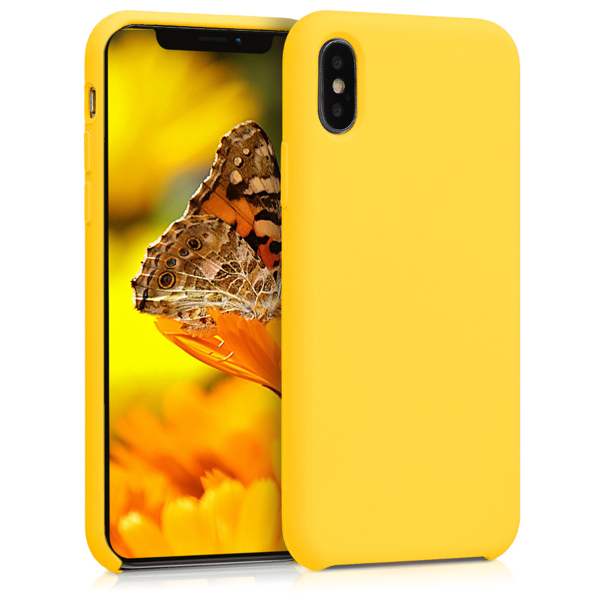 Kvalitní silikonové TPU pouzdro pro Apple iPhone X - Vibrant Yellow