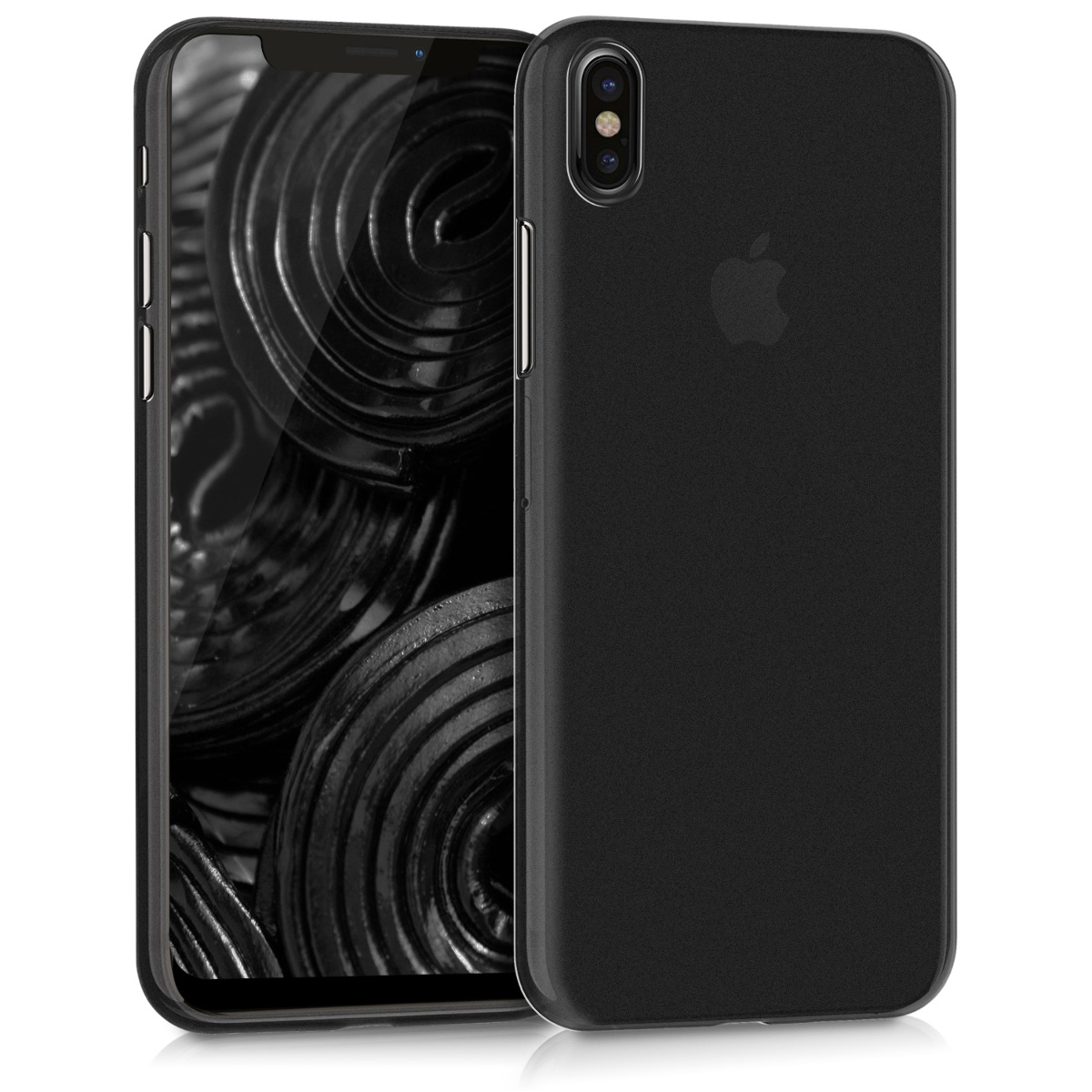 Kvalitní plastové pouzdro pro Apple iPhone X - Černá