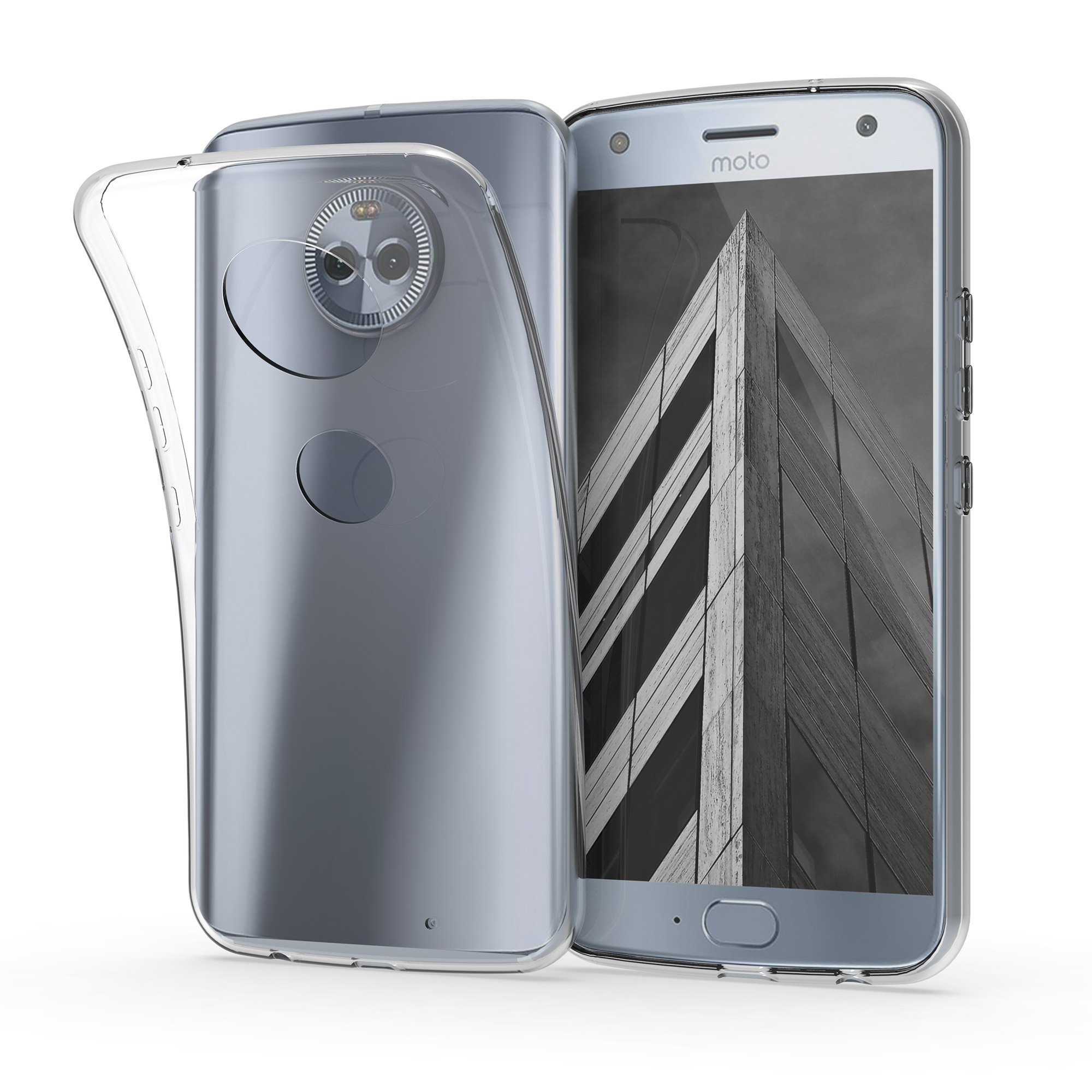 Kvalitní silikonové TPU pouzdro | obal pro Motorola Moto X4 - Transparentní