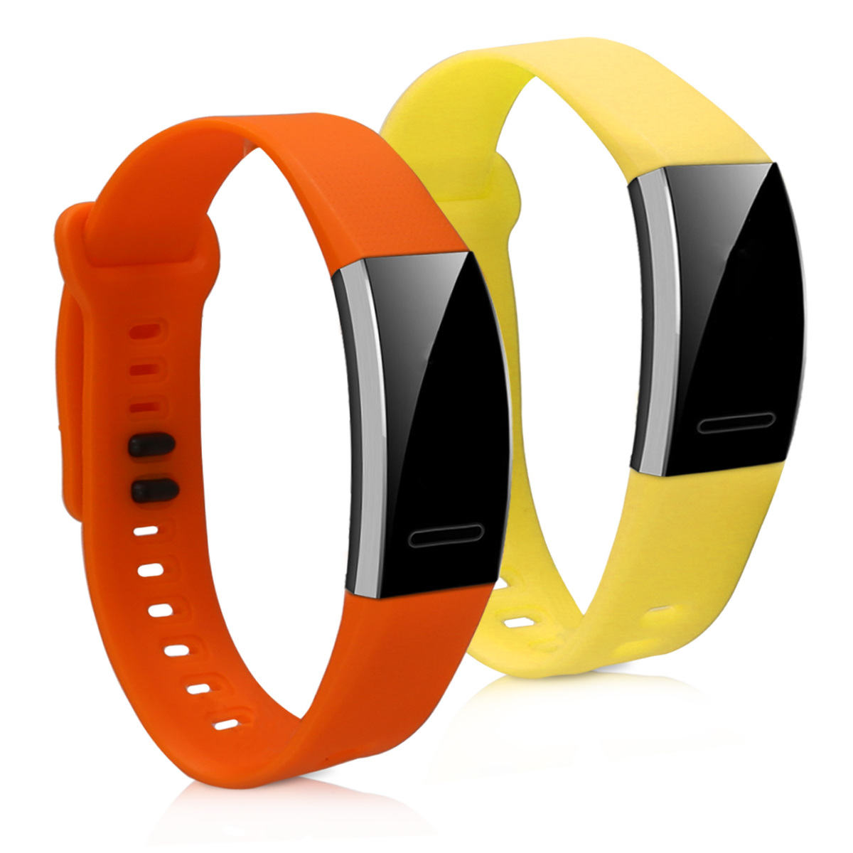 Řemínky na hodinky pro Huawei Band 2 / Band 2 Pro - Žlutá / oranžová