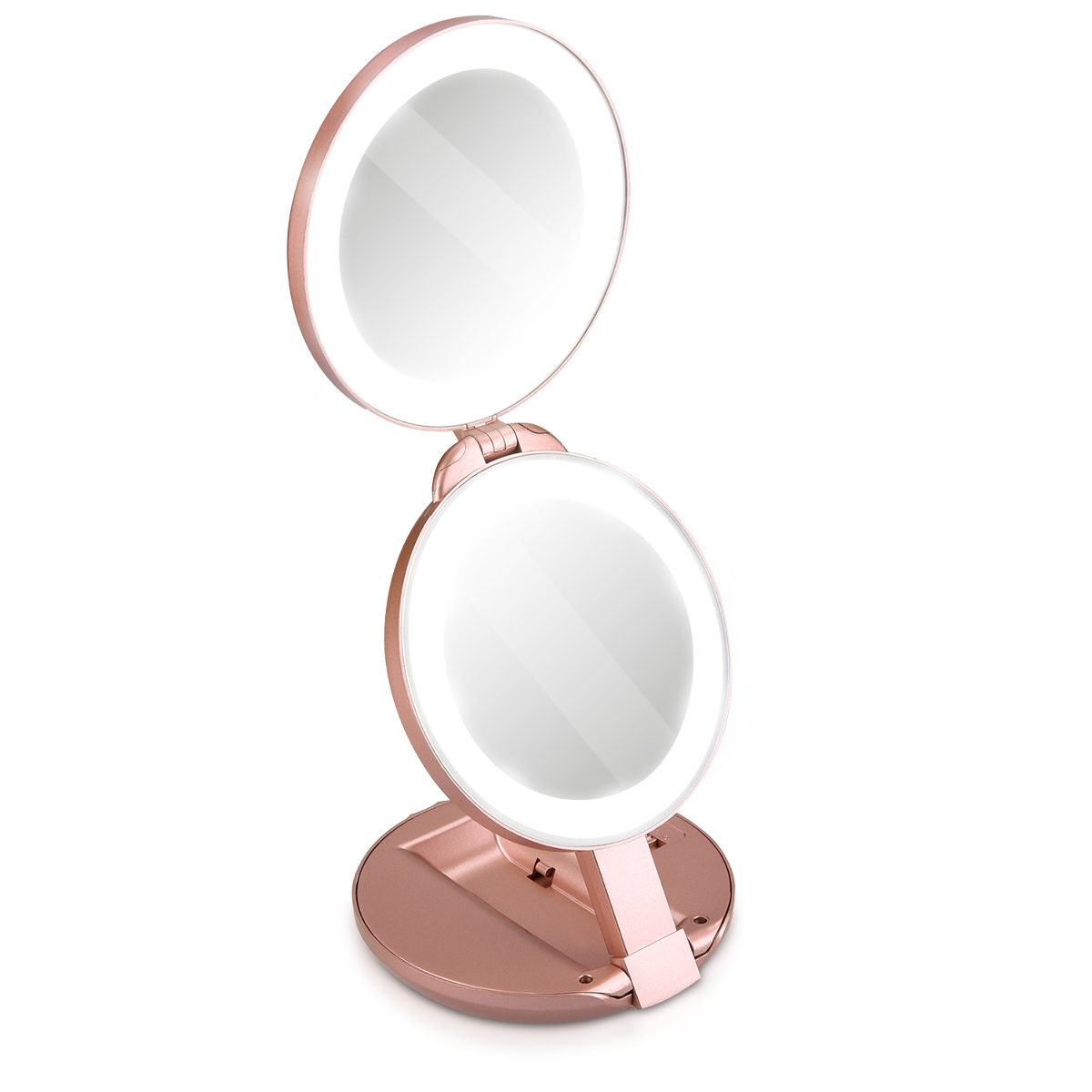 Led Pocket Makeup Mirror Handheld Travel 10x Magnification Led Pocket Makeup Mirror Handheld Travel 10x