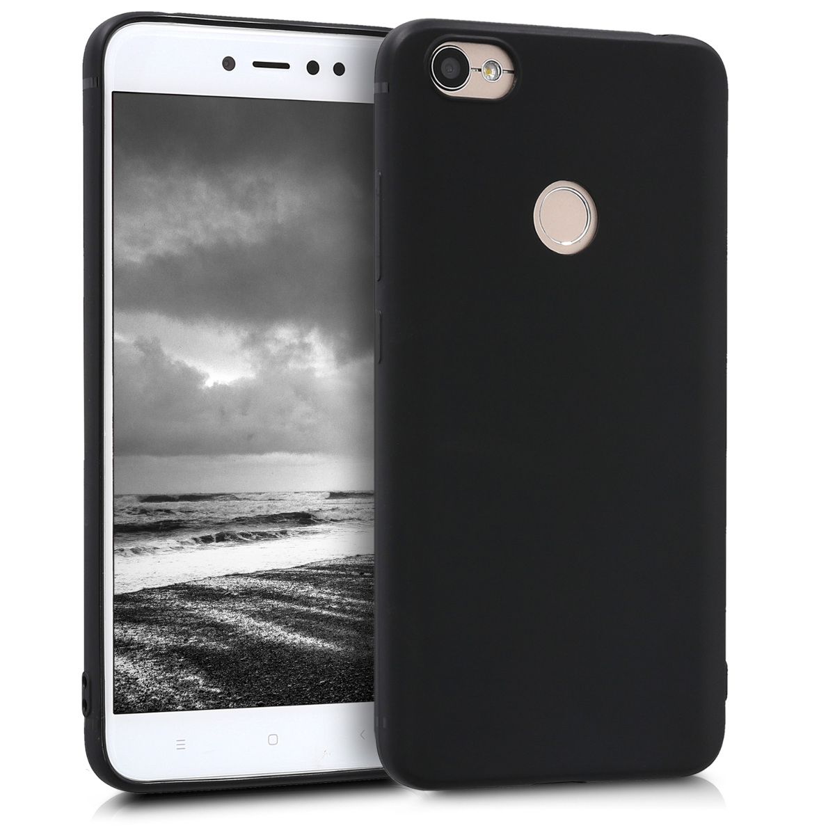 Kvalitní silikonové TPU pouzdro | obal pro Xiaomi Redmi Note 5A (4G) - černý matný