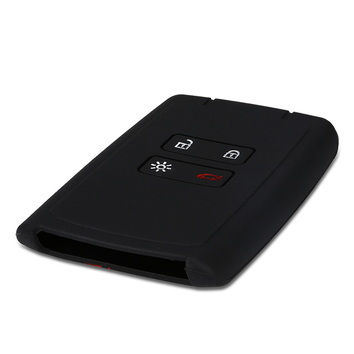 kwmobile Funda para Llave de 2 Botones para Coche Solamente Keyless Go Case de Mando de Auto con dise/ño de Rally - Carcasa Protectora Suave de Silicona