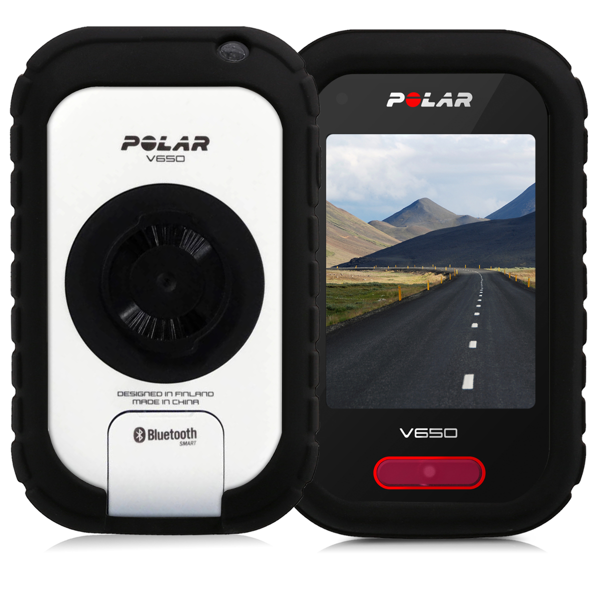 Hülle für Polar V650 Silikon GPS Fahrrad Navi Cover Tasche
