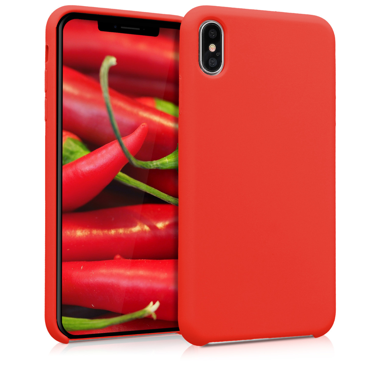 Kvalitní silikonové TPU pouzdro pro Apple iPhone XS Max - Červené