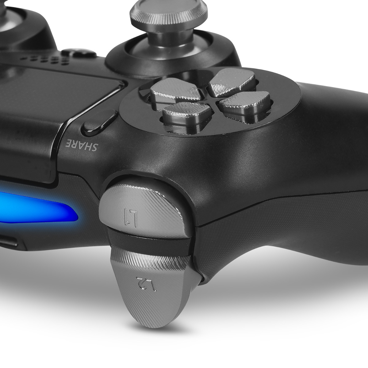 For Playstation 4 Controller Gen 1 Silver kwmobile Controller Button