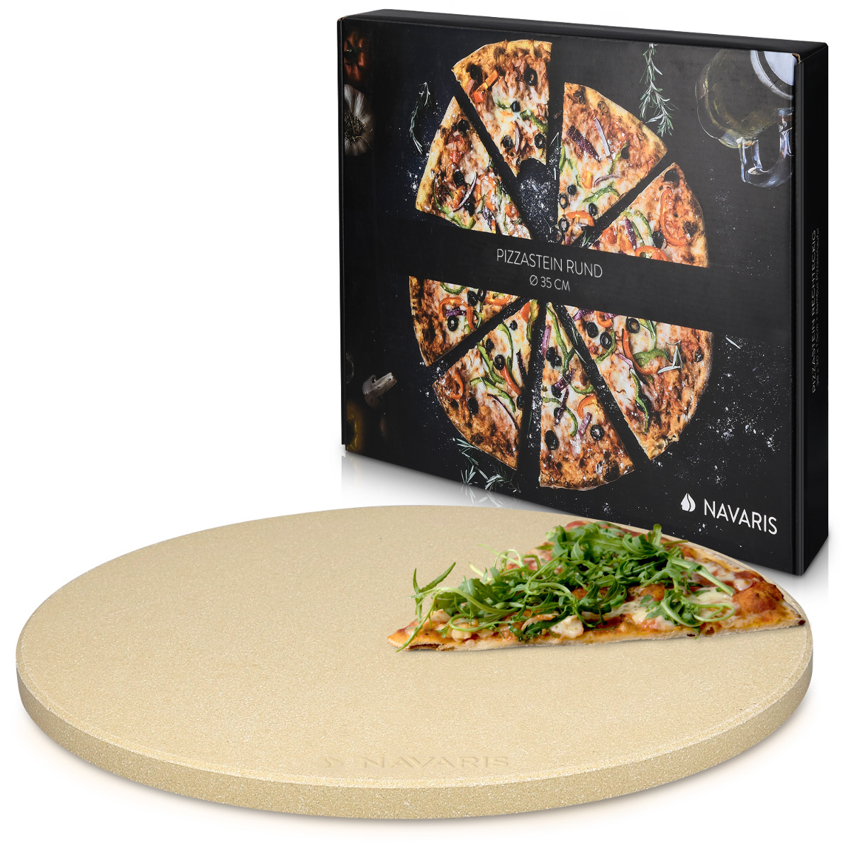 Pizzastein aus Cordierit für Backofen Grill XL Pizza Stein Ofen Brot eBay