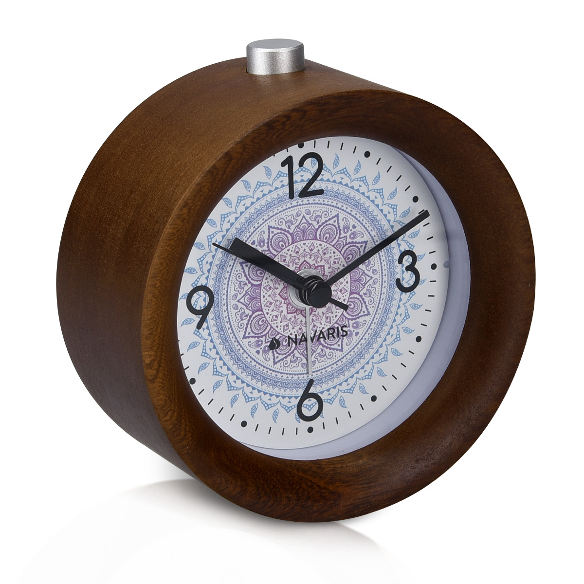 R&eacute;veil analogique classique - Horloge aiguilles alarme et s