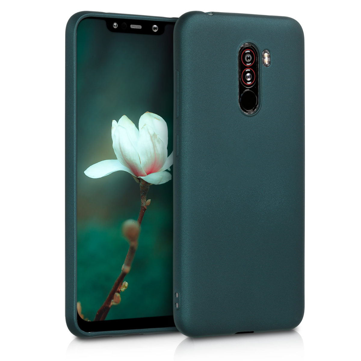 TPU pouzdro pro Xiaomi Pocophone F1 - Metalická tealová