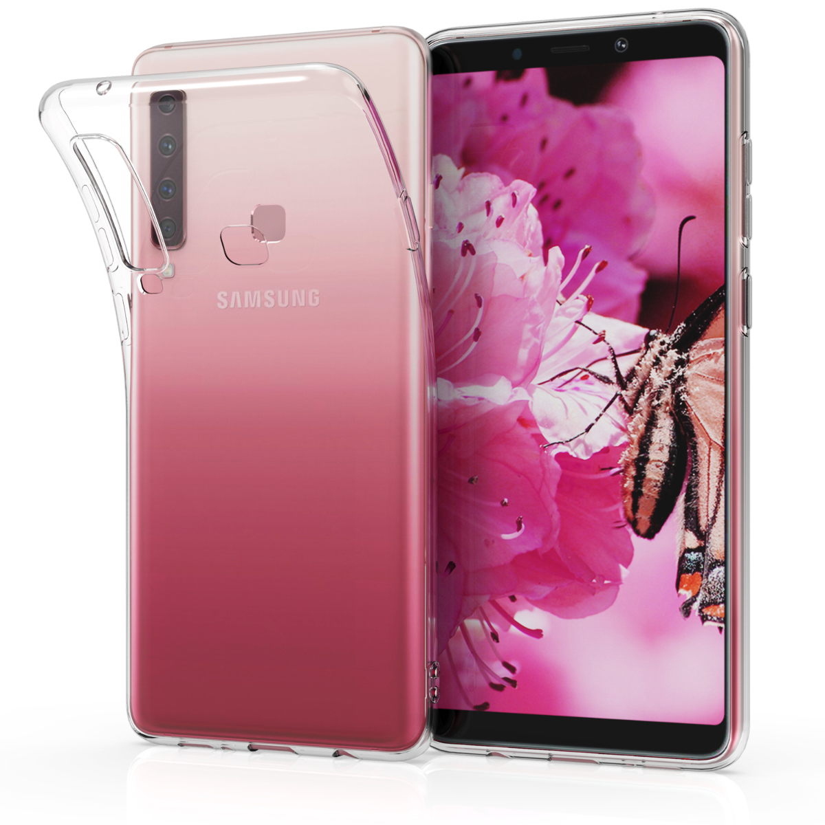 Kvalitní silikonové TPU pouzdro pro Samsung A9 (2018) - průhledné