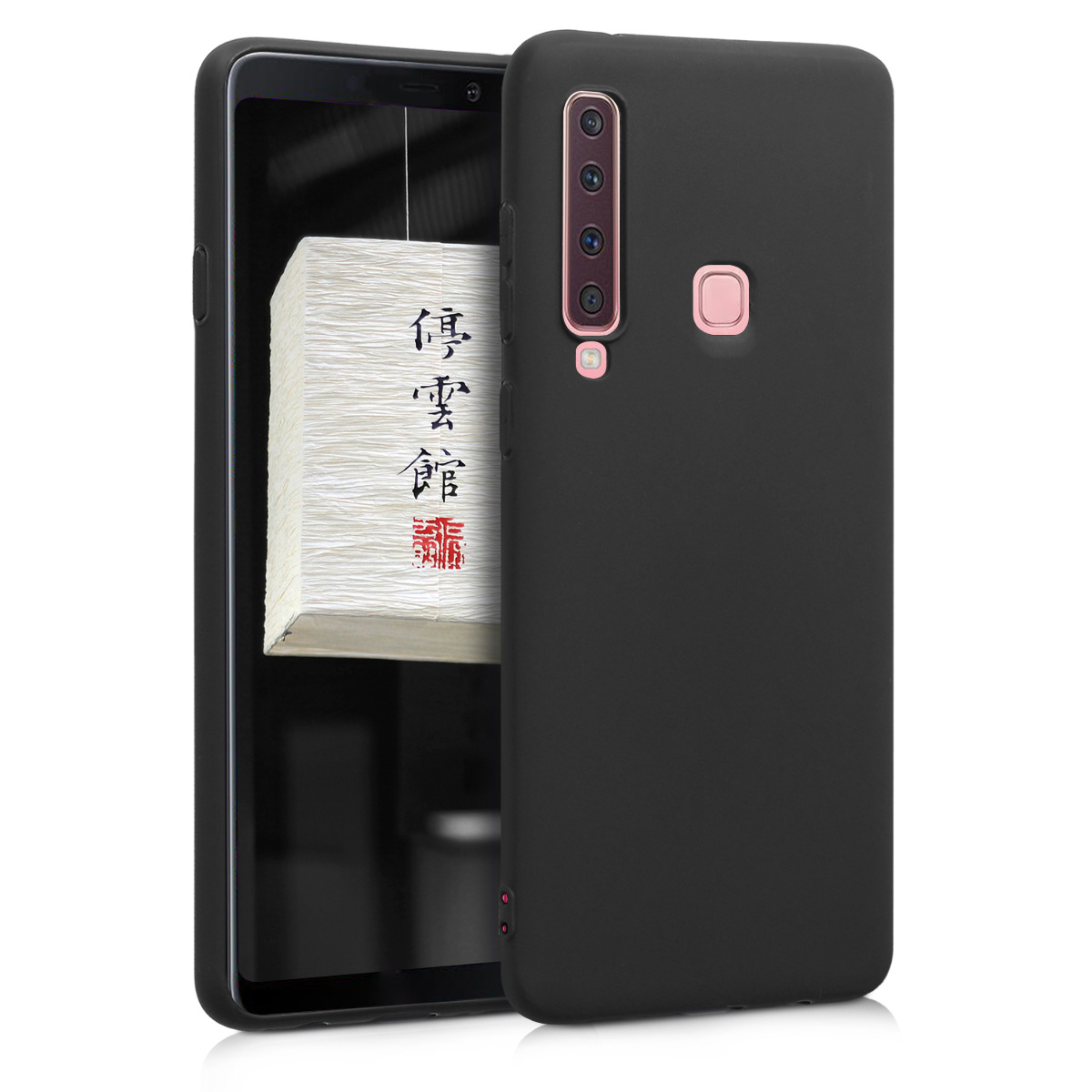 Kvalitní silikonové TPU pouzdro pro Samsung A9 (2018) - černé matné