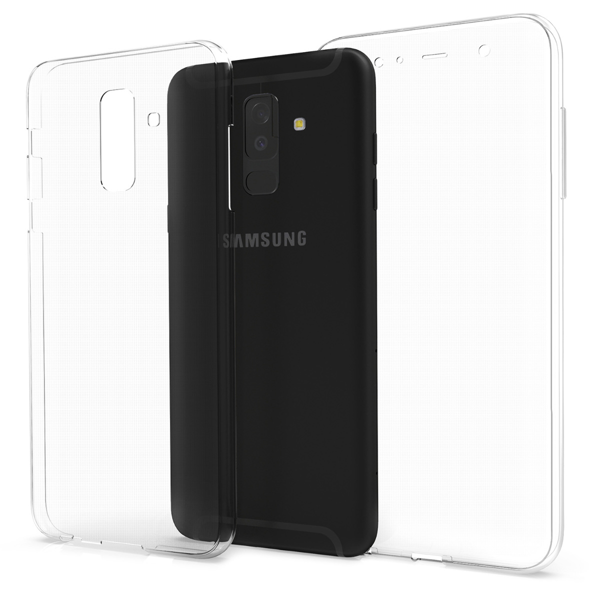 Kvalitní silikonové TPU pouzdro pro Samsung A6+|A6 Plus (2018) - průhledné