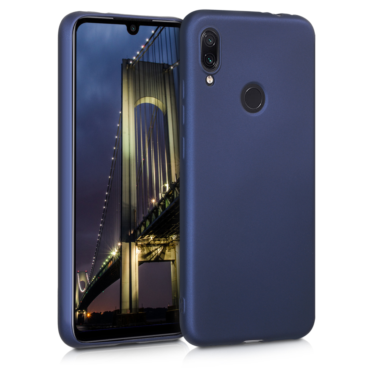 TPU pouzdro pro Xiaomi Redmi Note 7 / Note 7 Pro - Modrá metalíza