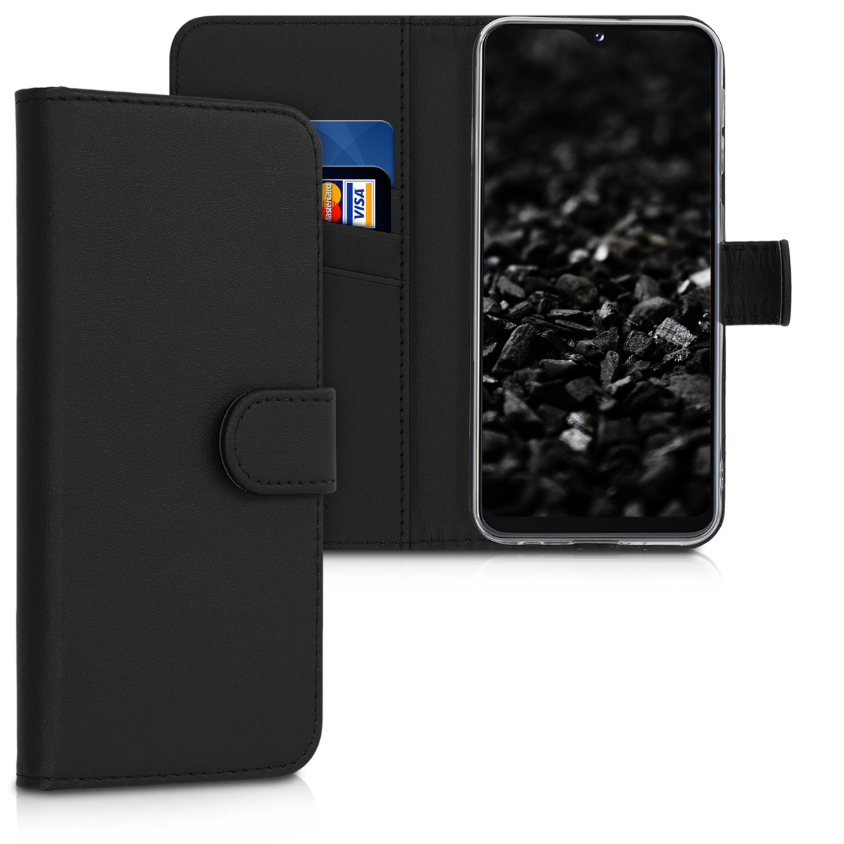 Kožené pouzdro pro Samsung A20e - černé