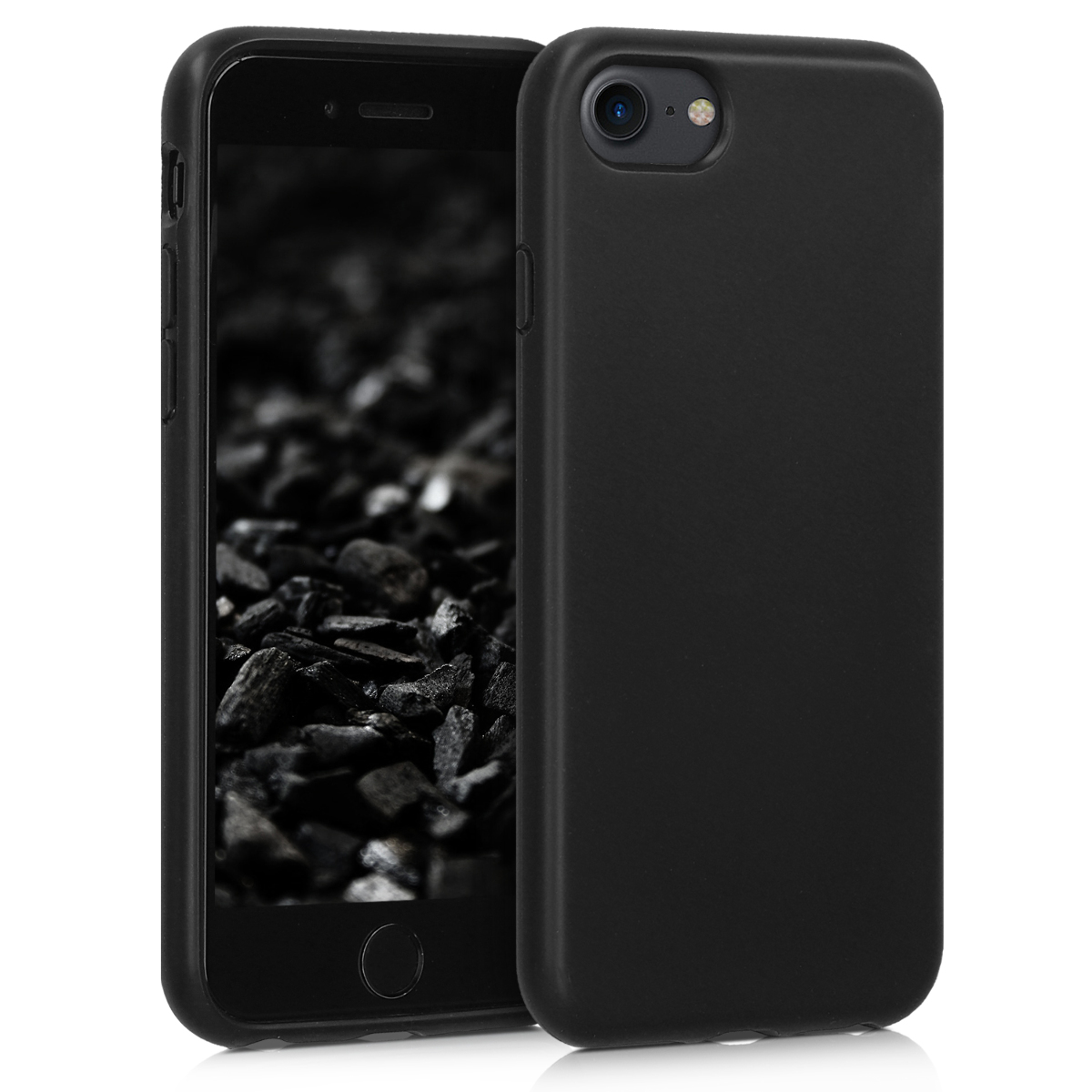 Kvalitní silikonové TPU pouzdro pro Apple iPhone 7 / 8 / SE  - Černá