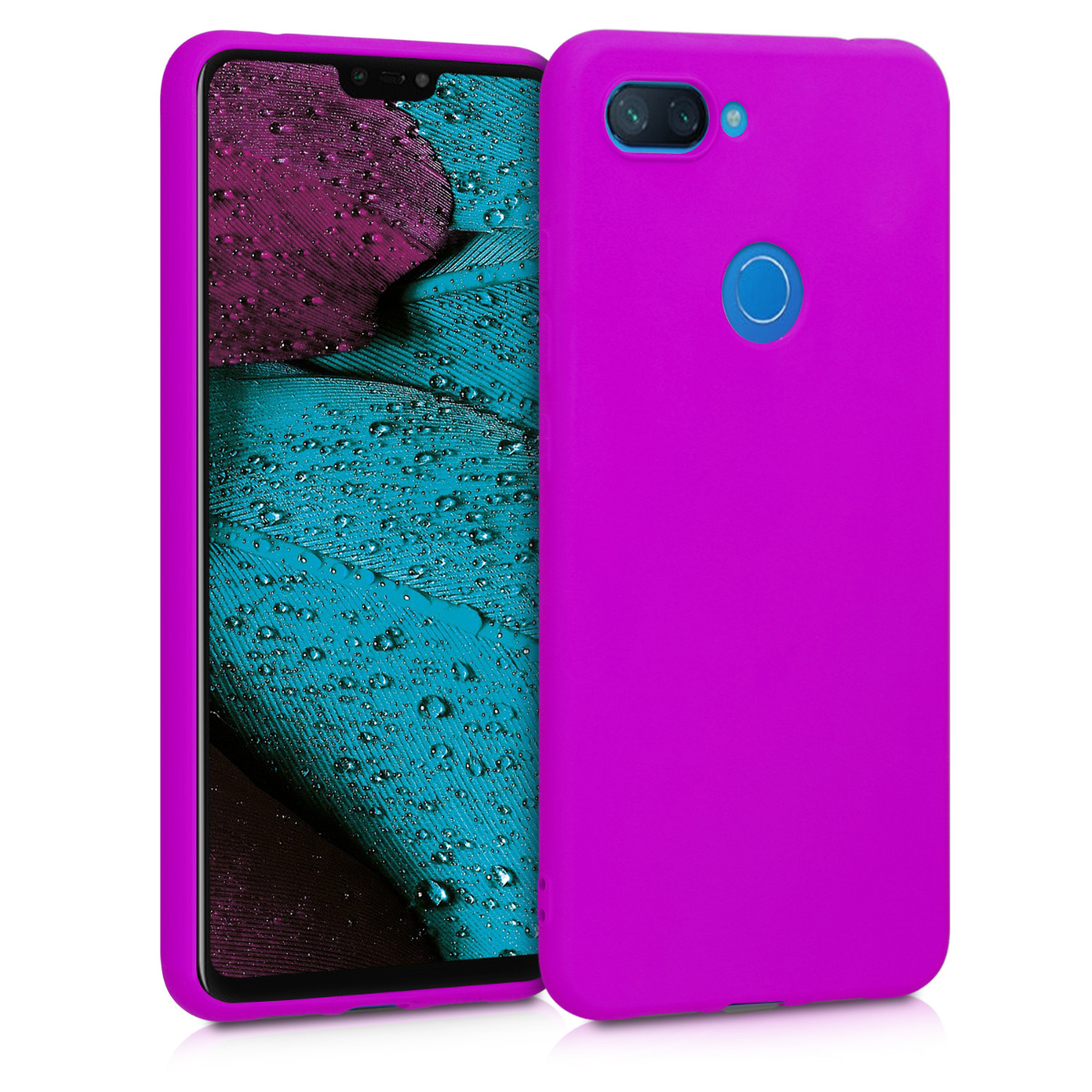 TPU pouzdro pro Xiaomi Mi 8 Lite - Neonová fialová
