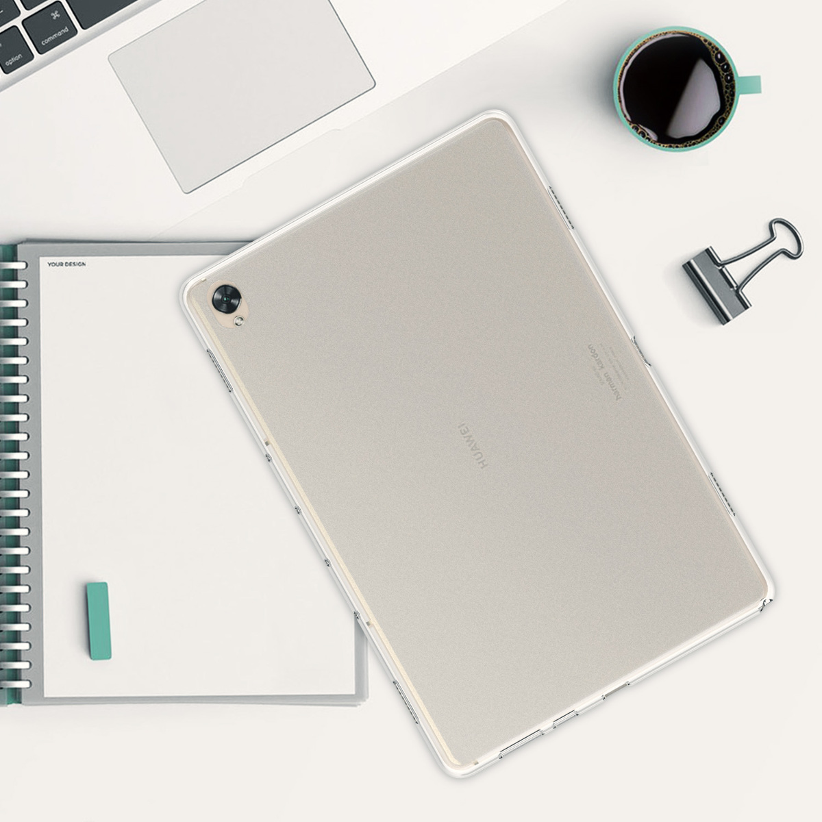 Carcasa m/óvil de Silicona kwmobile Funda Compatible con Huawei Honor 8X Protector Trasero en petr/óleo Metalizado