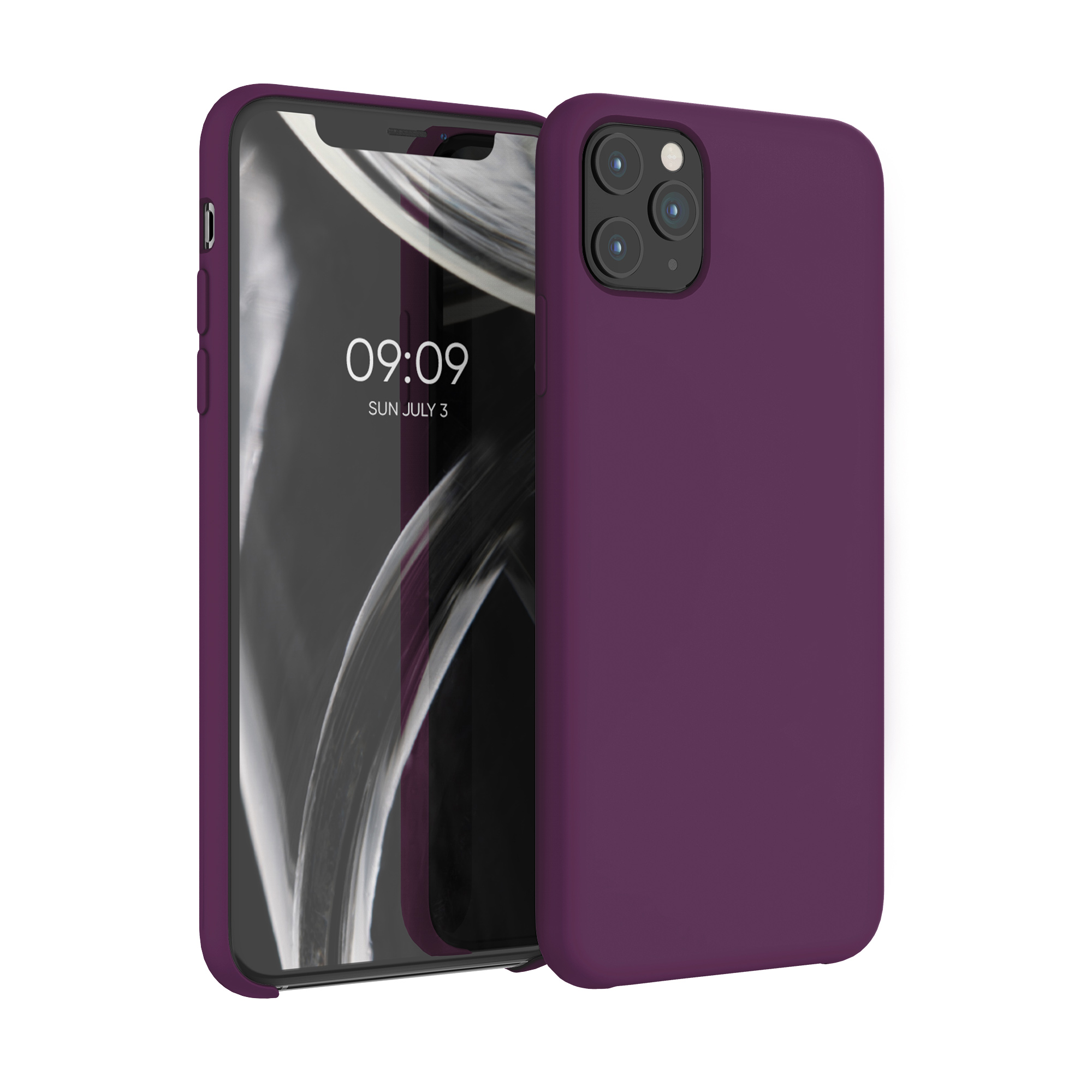 Kvalitní silikonové TPU pouzdro pro Apple iPhone 11 Pro Max - Bordeaux Violet